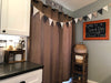 Pennant Bunting - Beige White & Gray Cotton