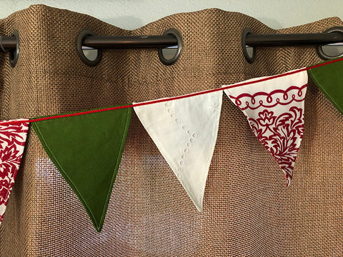 Pennant Bunting - Christmas Cotton