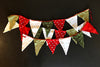 Pennant Bunting - Christmas Paisley & Dots