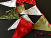 Pennant Bunting - Christmas Paisley & Dots