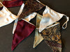 Pennant Bunting - Christmas Burgundy Paisley