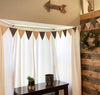Pennant Bunting - Beige & Gray Cotton