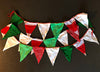 Pennant Bunting - Christmas Stripe